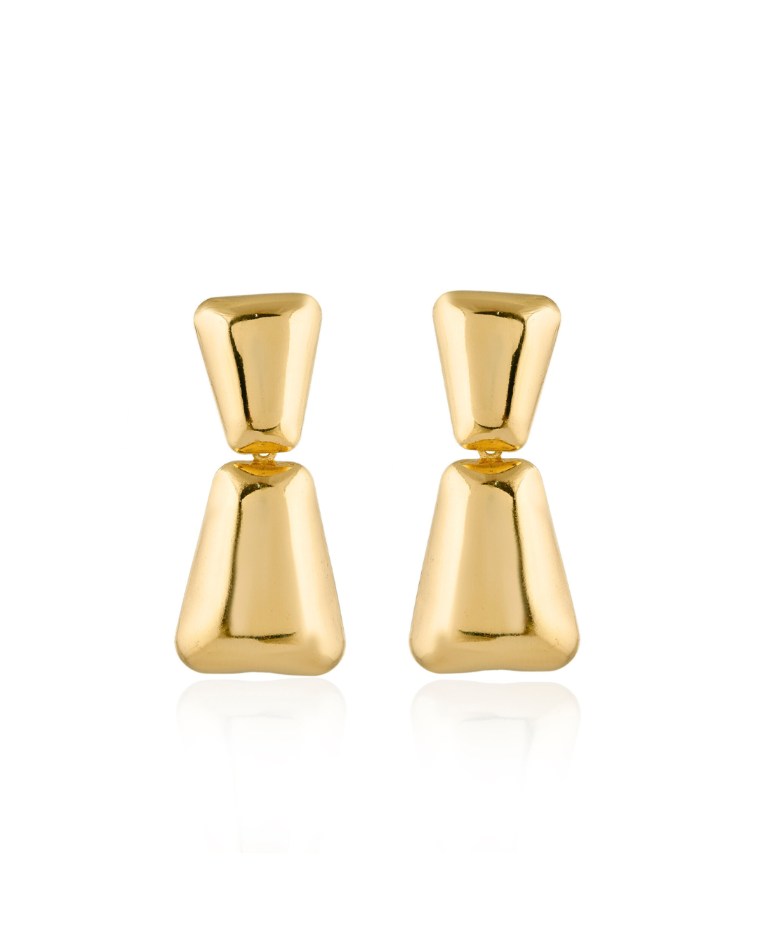 Gilded Drop Earring