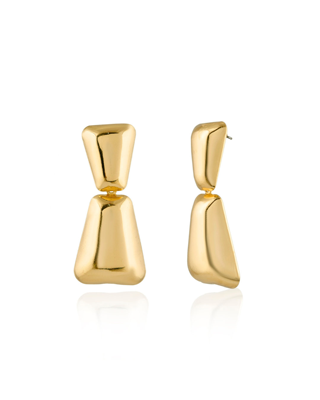 Gilded Drop Earring
