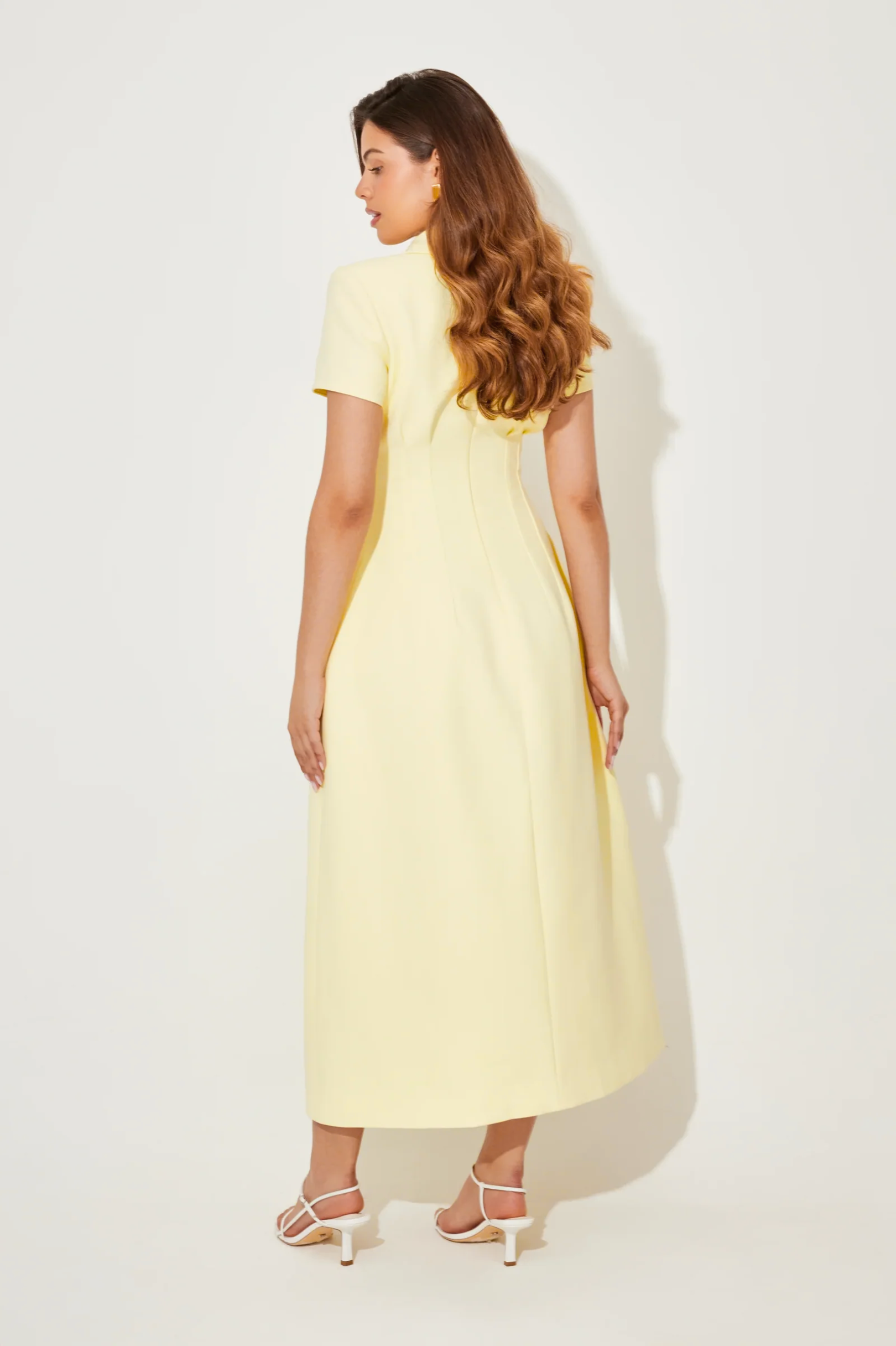 The July Muse Collared Midi Dress
