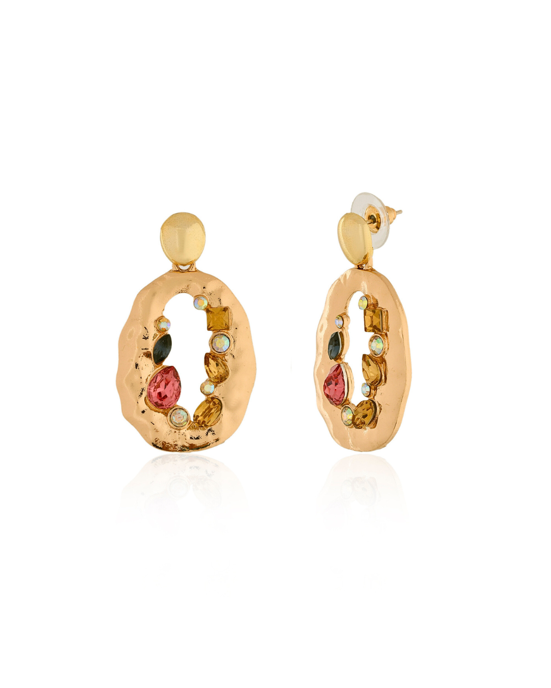 Scallop Stone Earring
