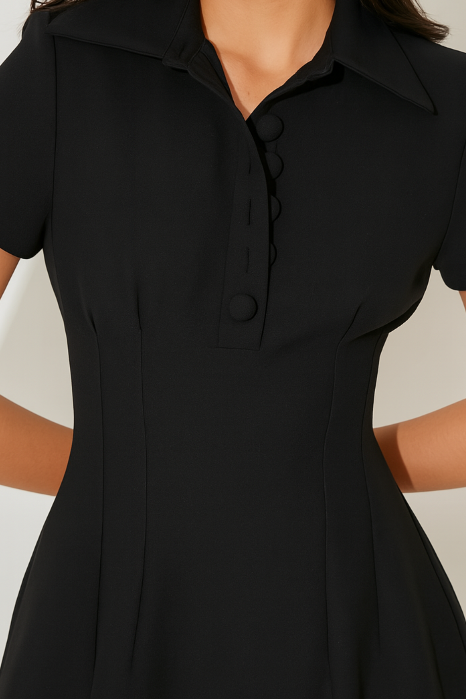 The July Muse Collared Midi Dress