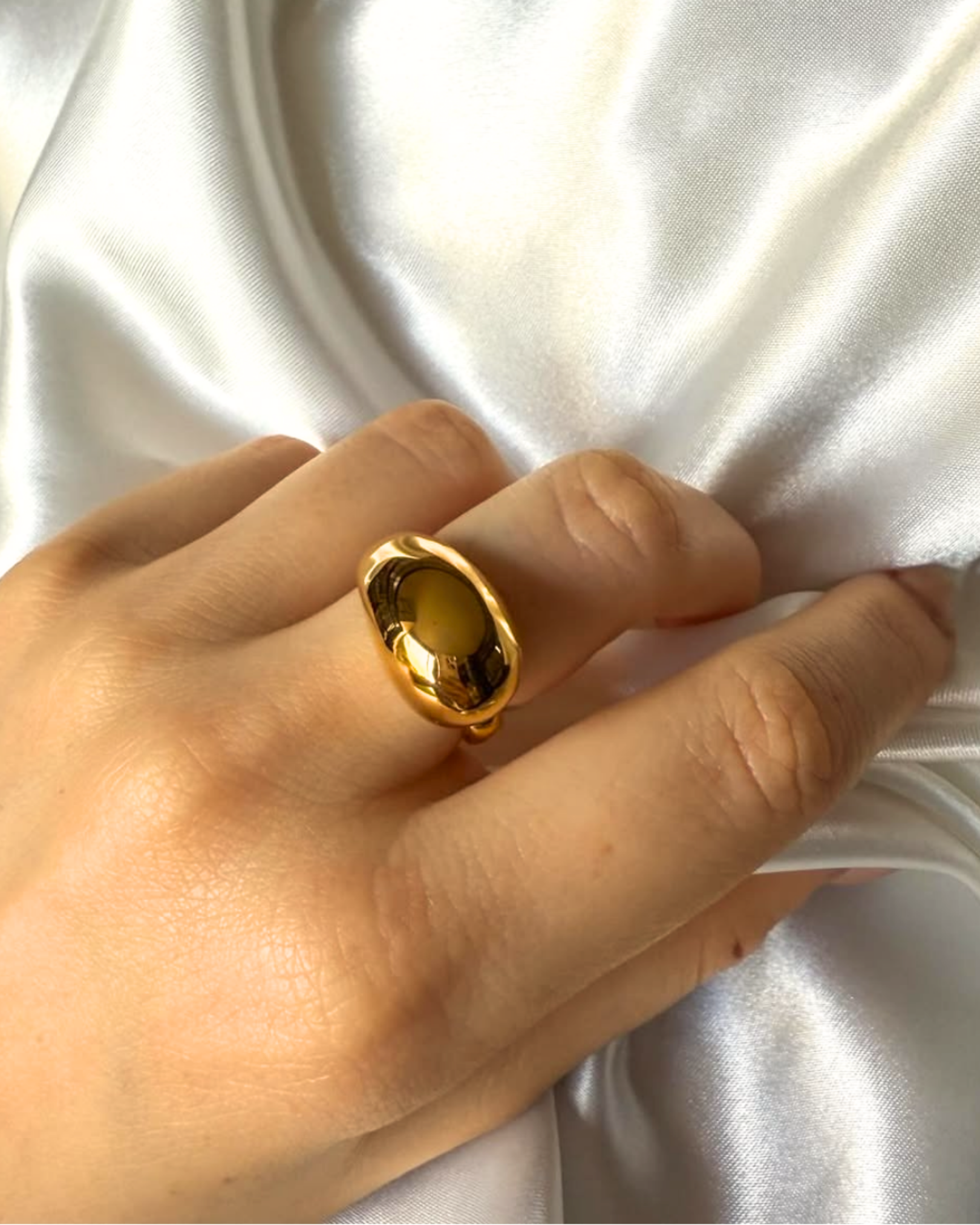 Flat Dome ring