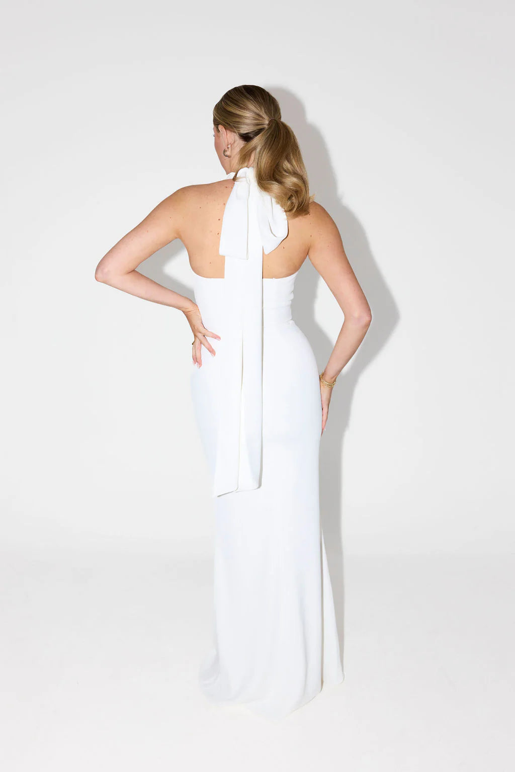 The July Muse Halter Neck Maxi Dress