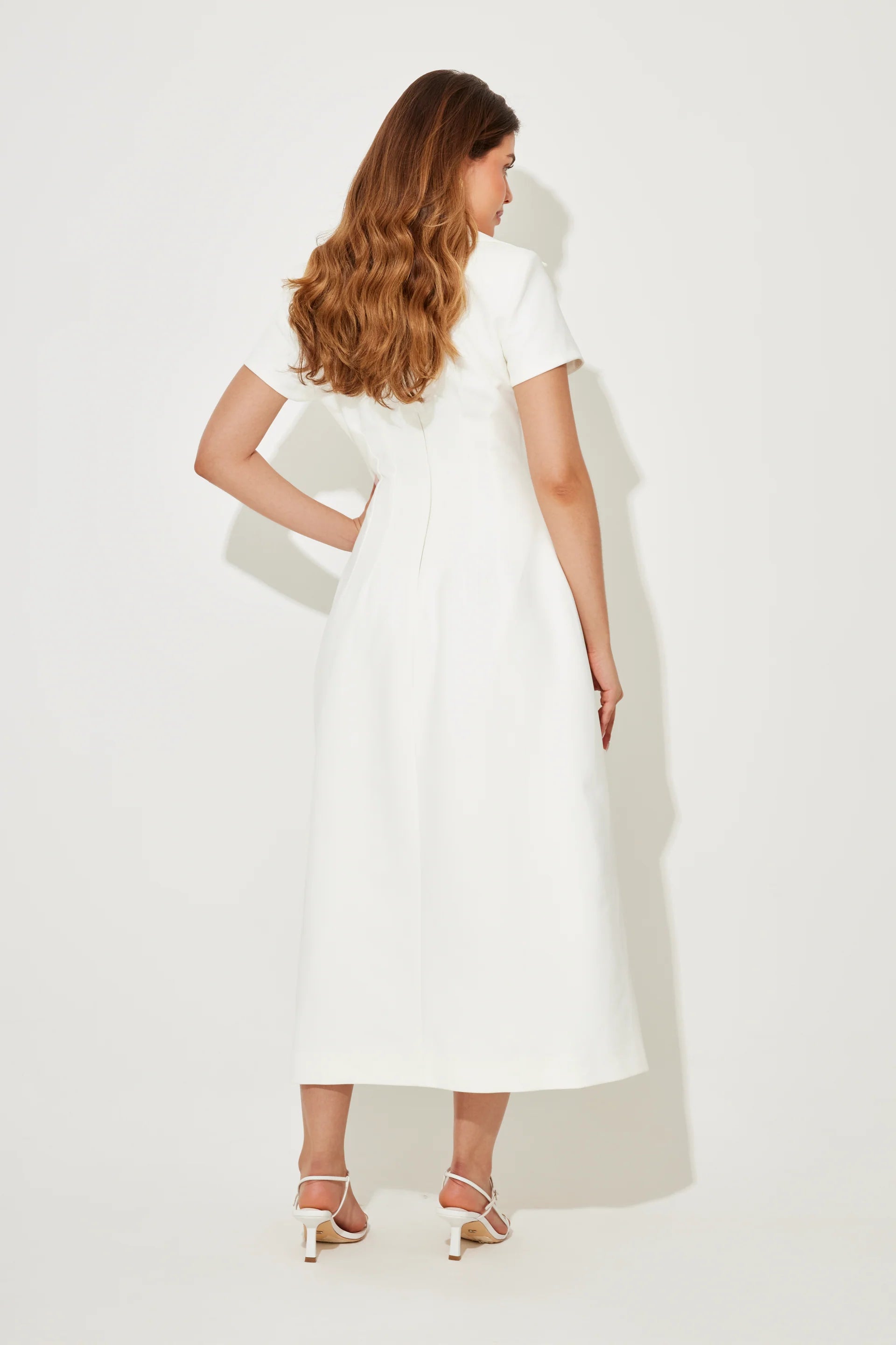 The July Muse Collared Midi Dress