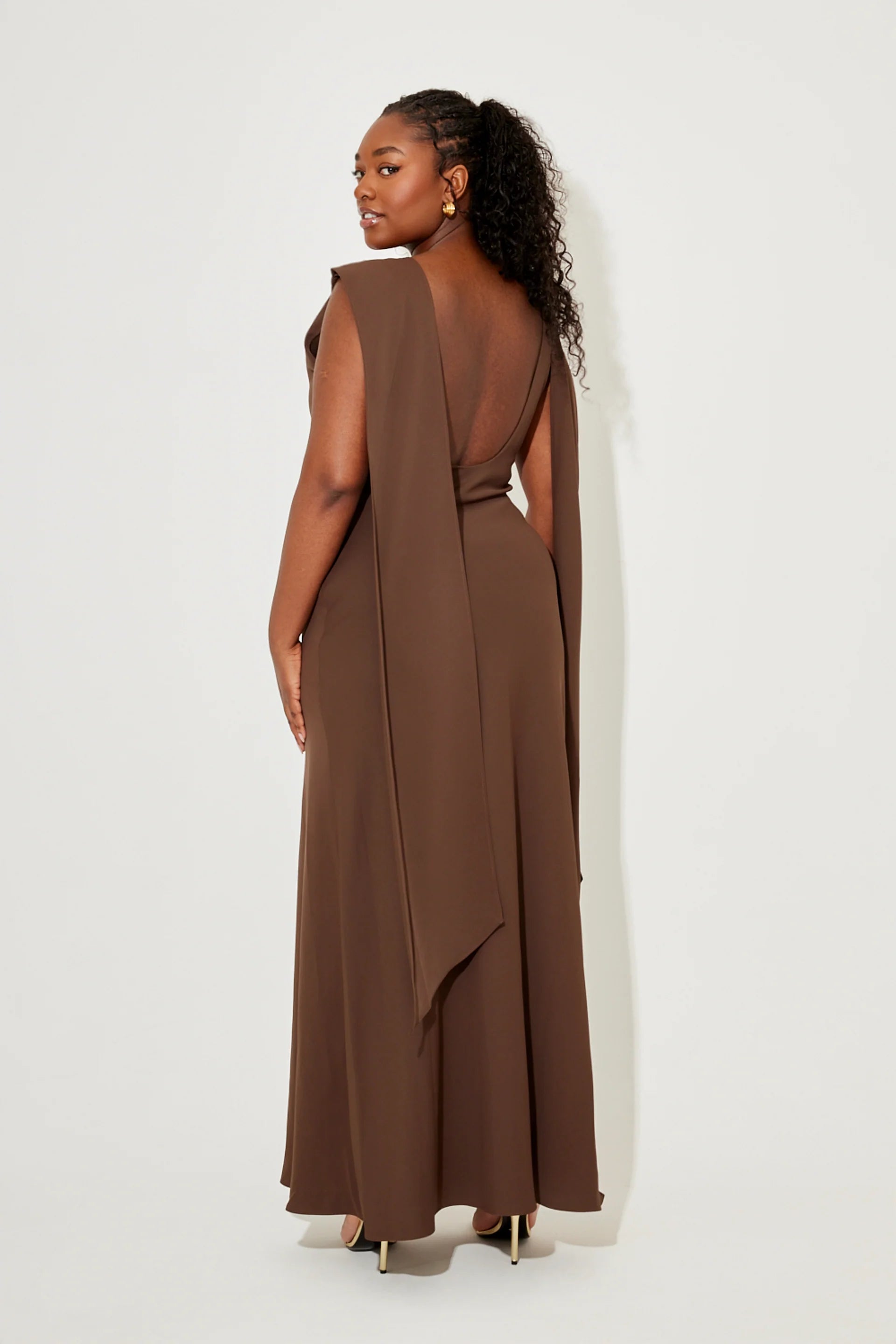 The July Muse Drape Maxi Dress