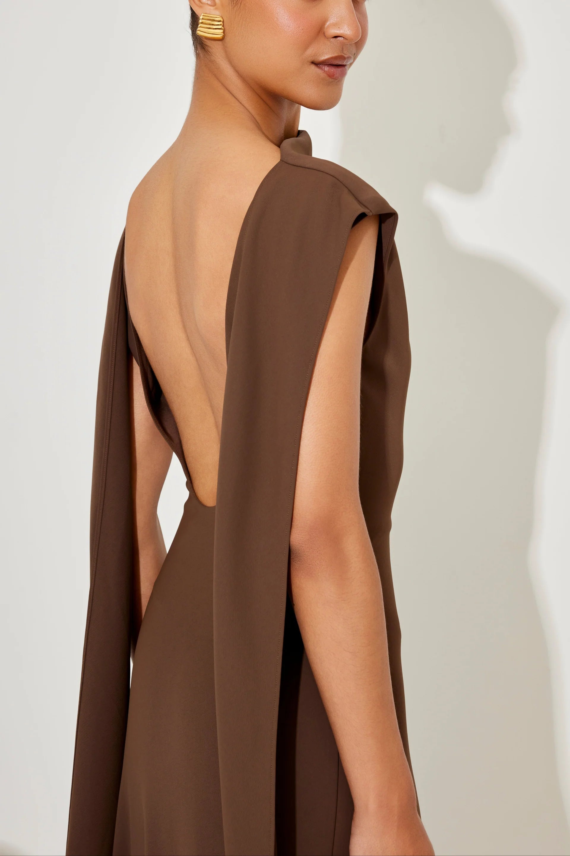 The July Muse Drape Maxi Dress