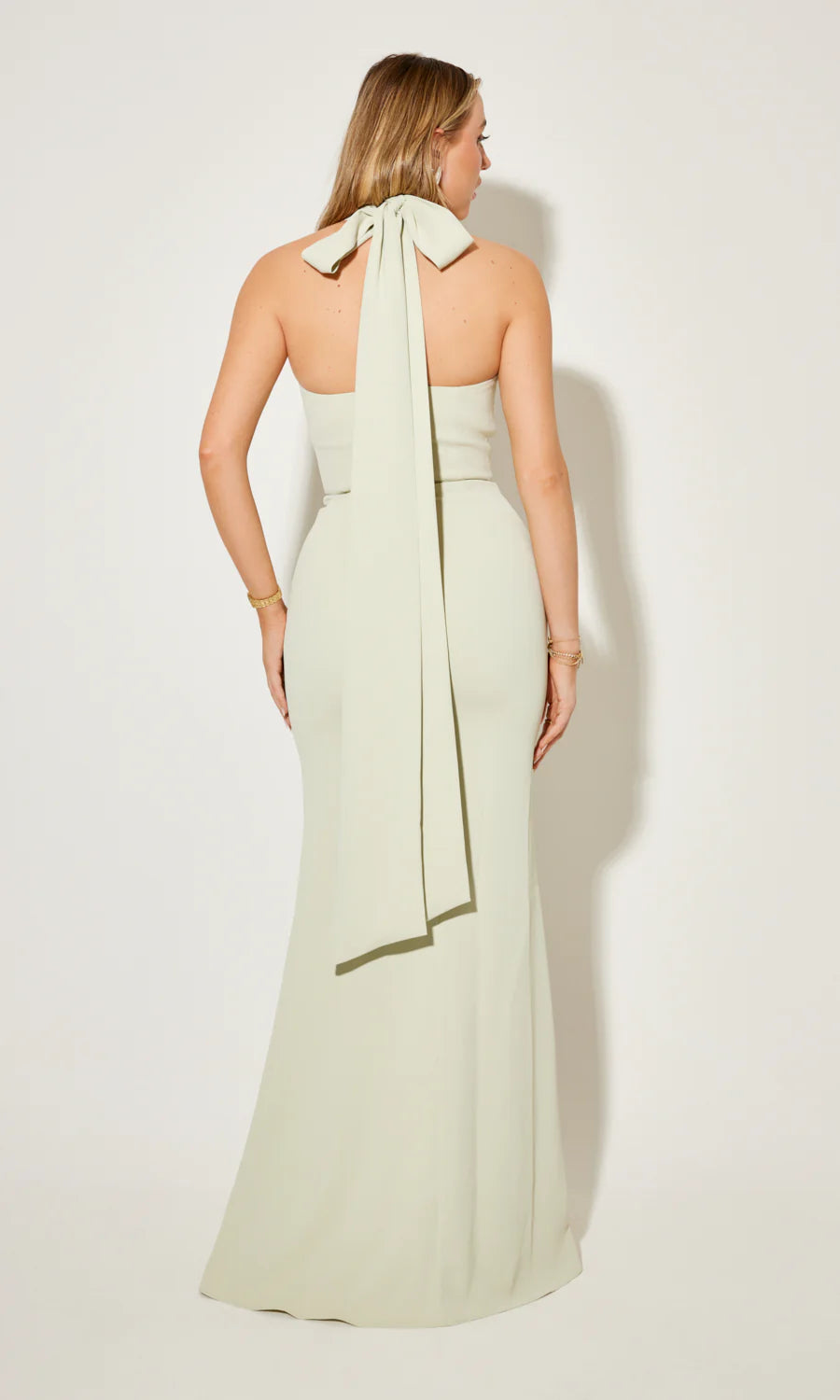 The July Muse Halter Neck Maxi Dress