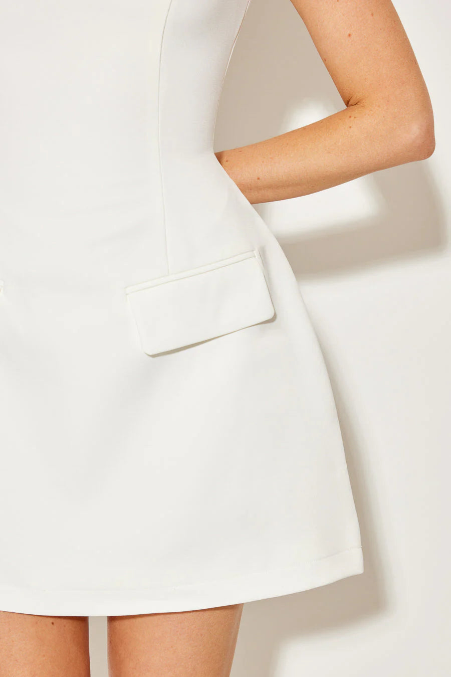 The July Muse Cap Sleeve Mini Dress