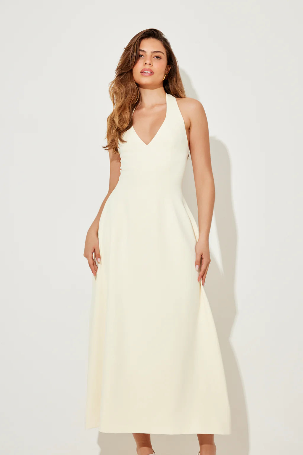 The July Muse Volume Skirt Midi Dress