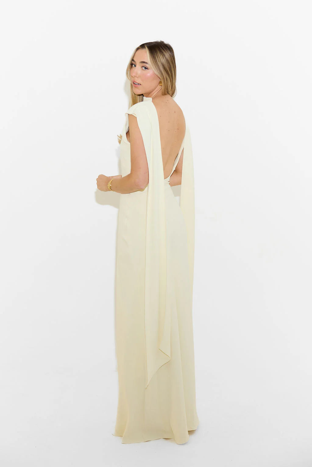 The July Muse Drape Maxi Dress