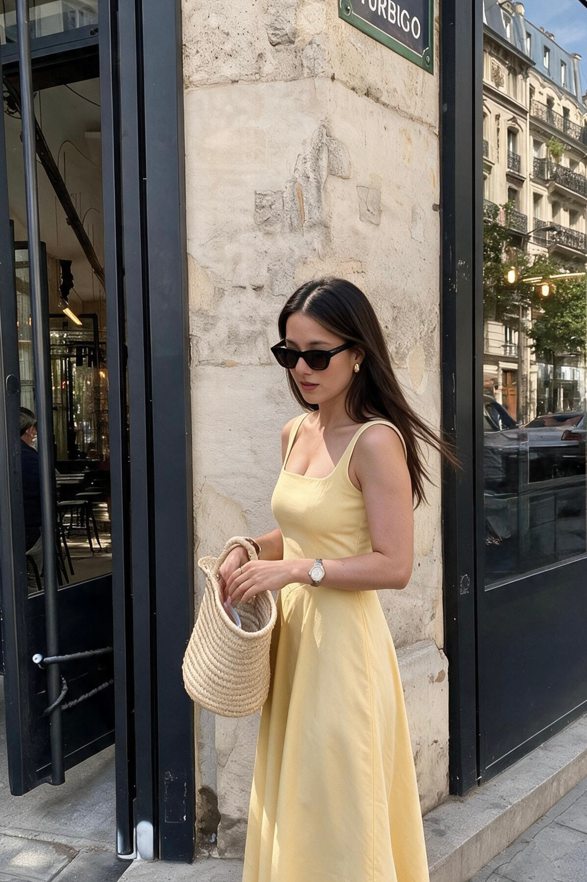 Nola Midi | Butter Yellow