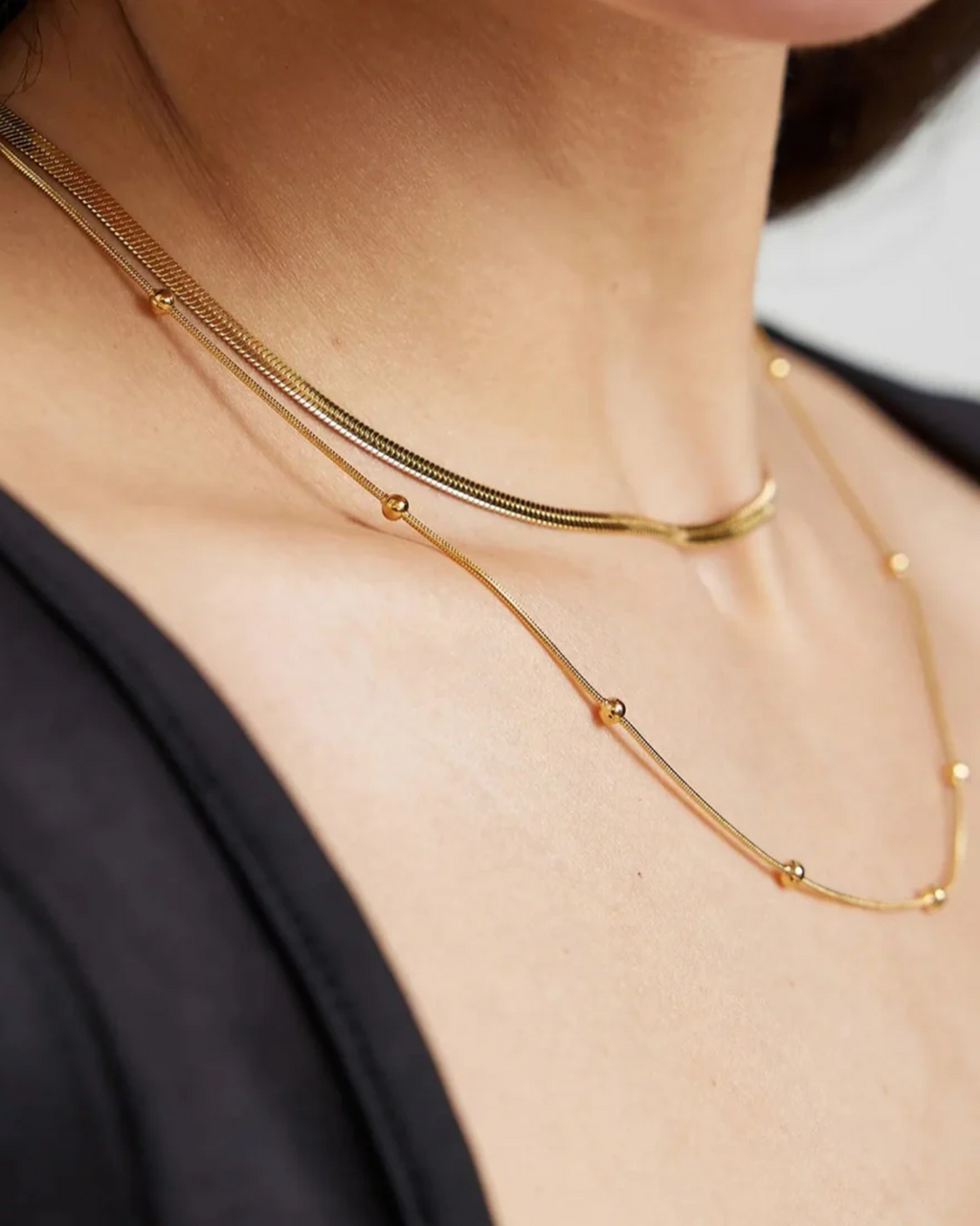 Delta Layered Necklace