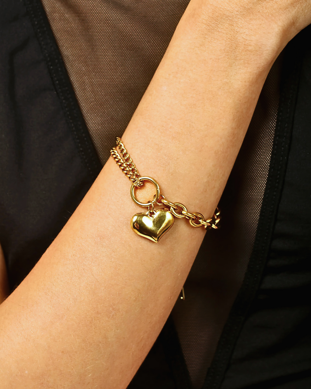 Heart Winklet Bracelet