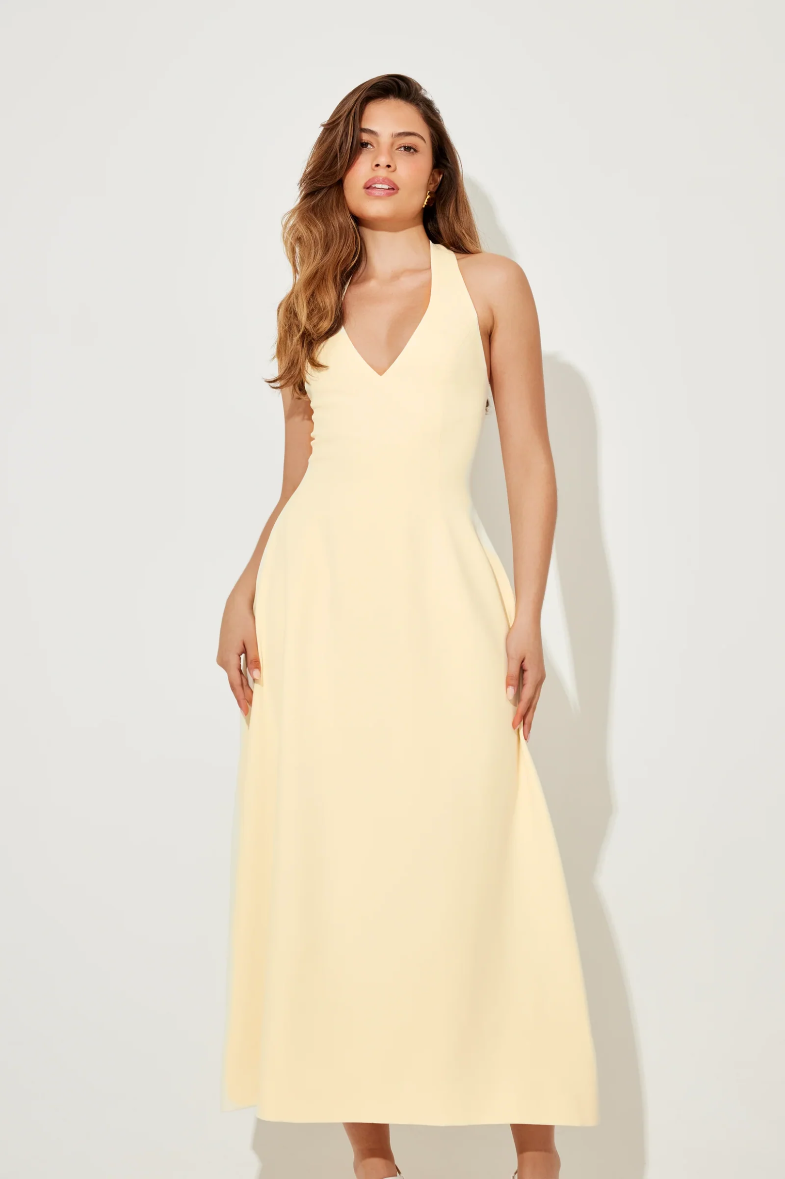 The July Muse Volume Skirt Midi Dress