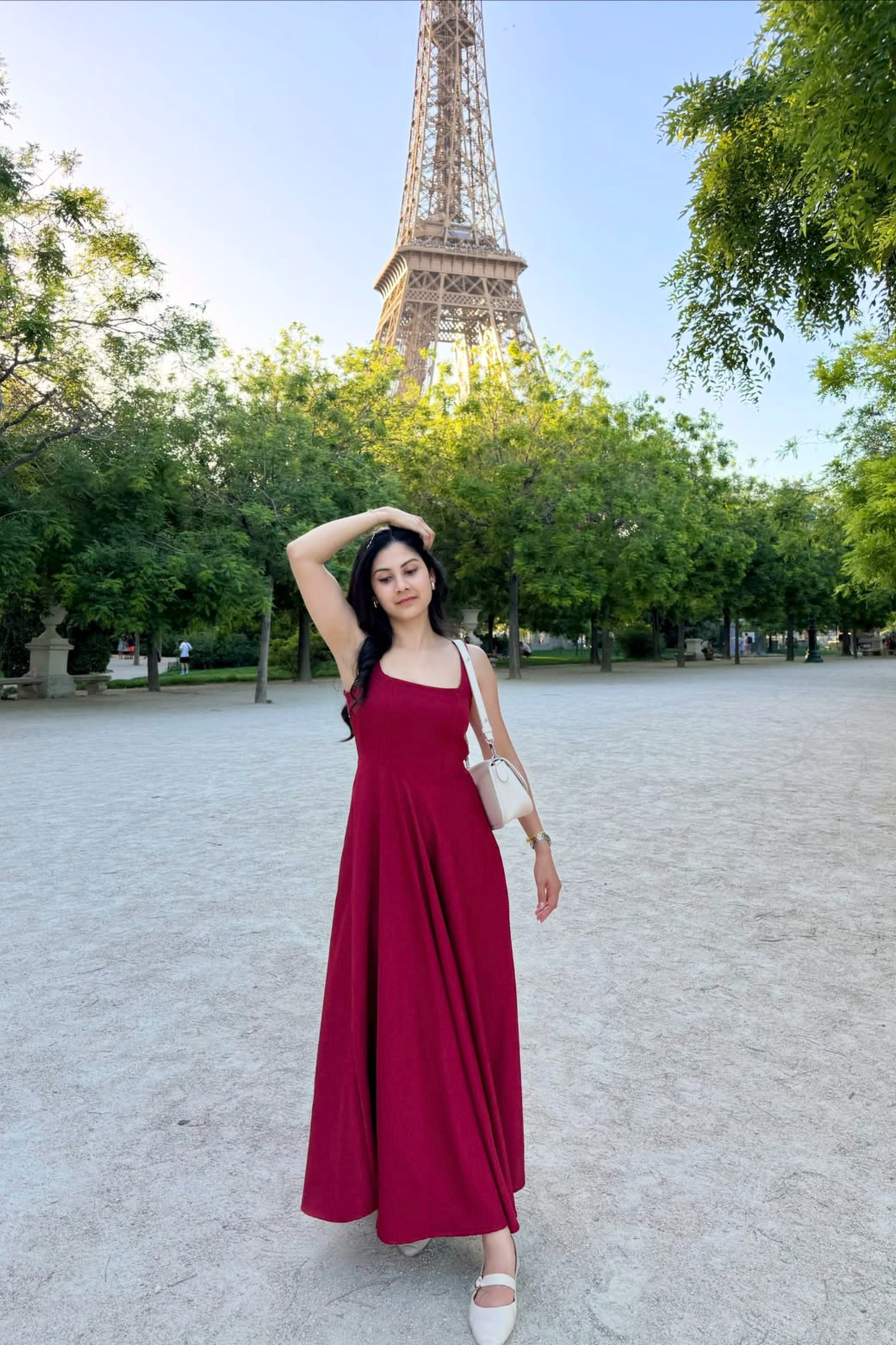 Nola Midi Dress | Cherry Red