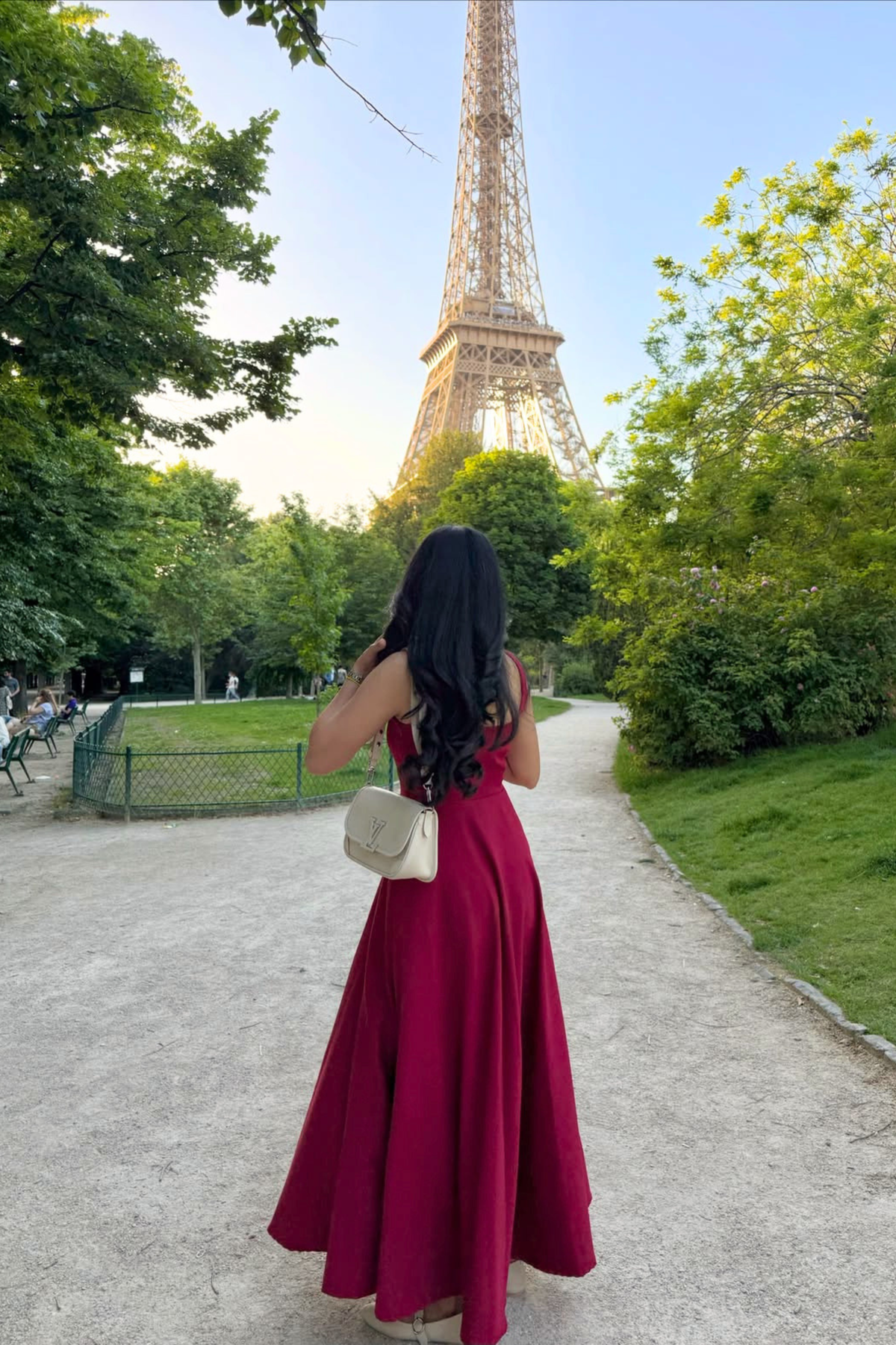 Nola Midi Dress | Cherry Red