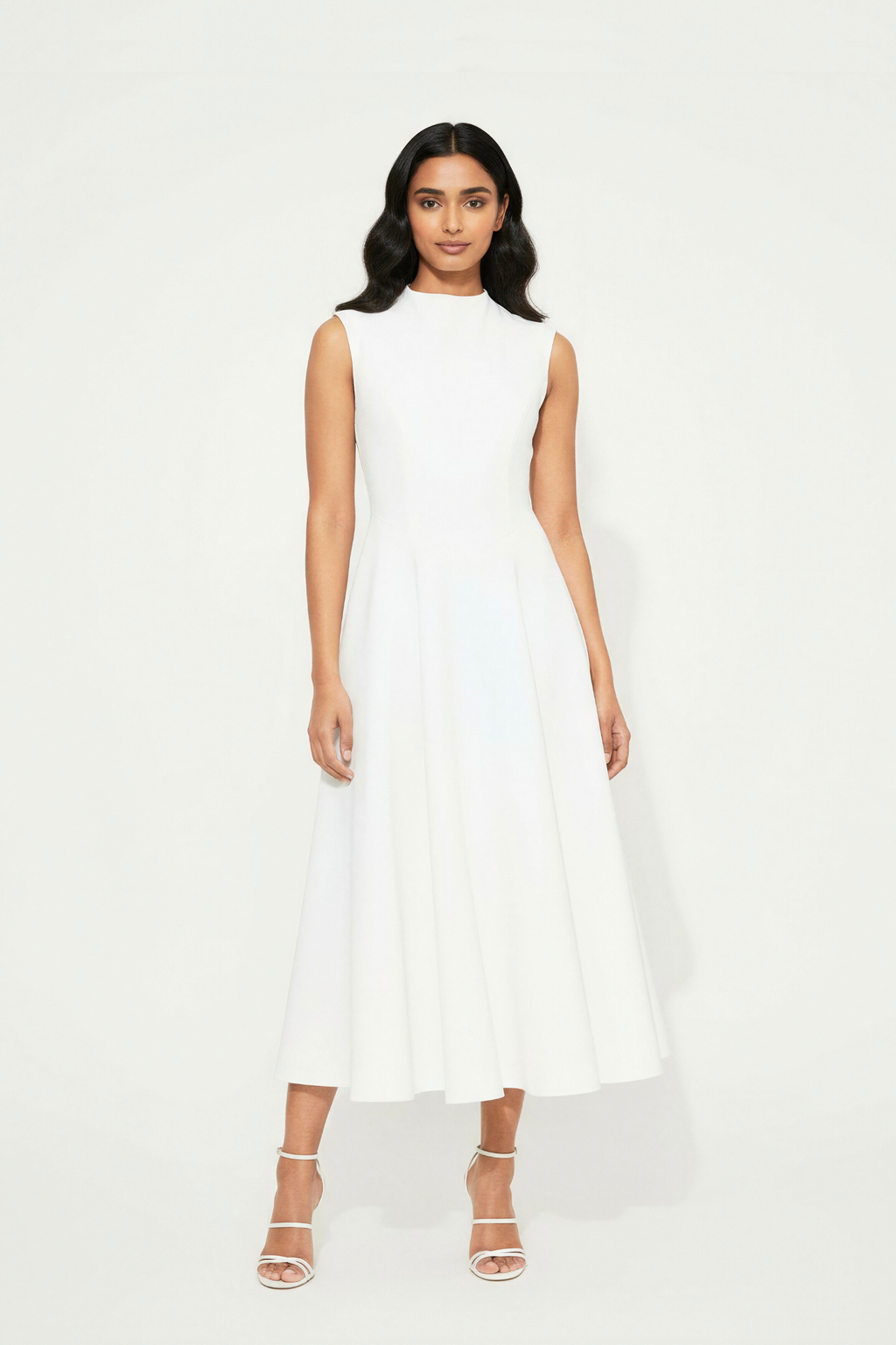 Lune Midi Dress | White