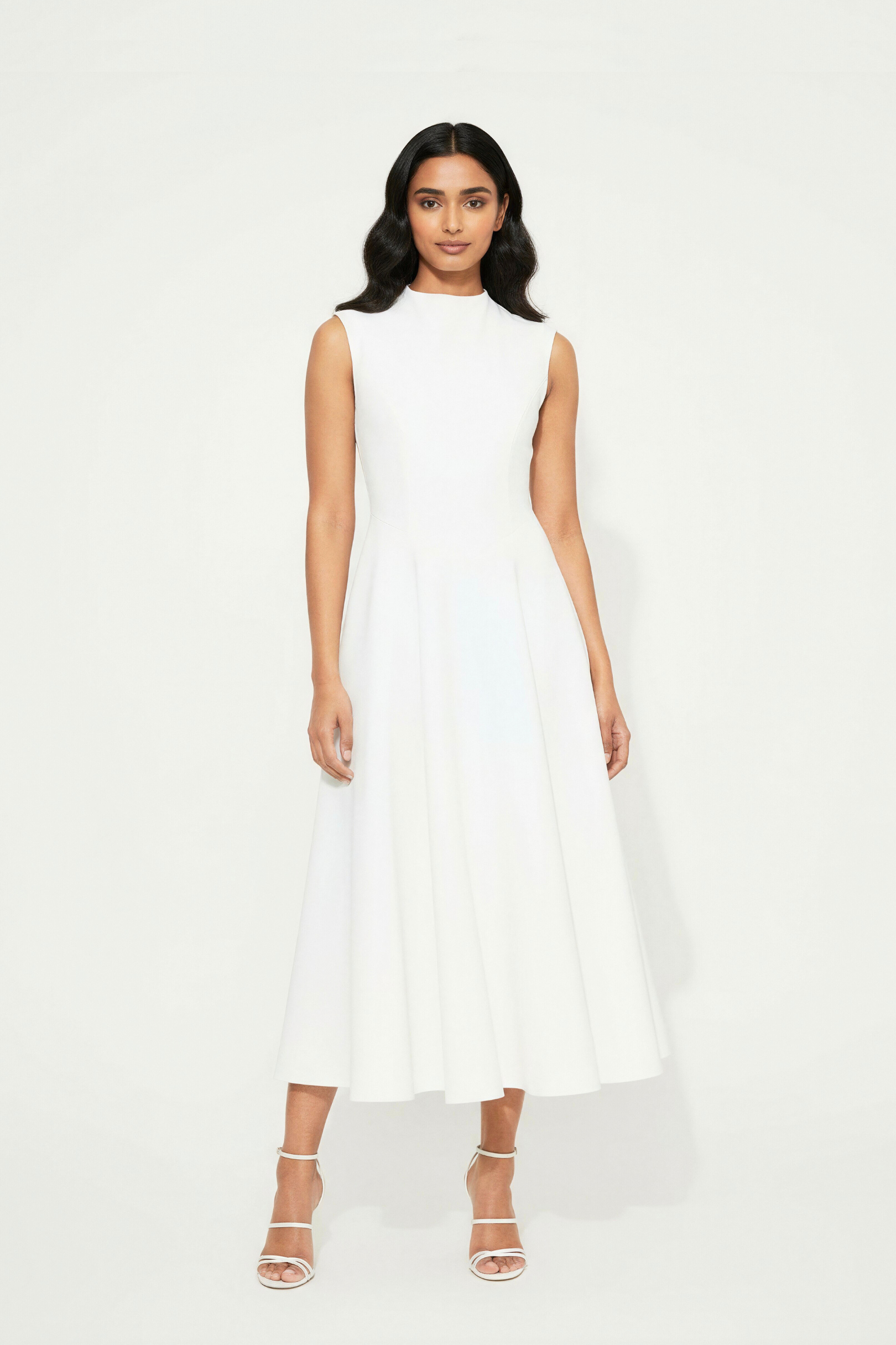 Lune Midi Dress | White