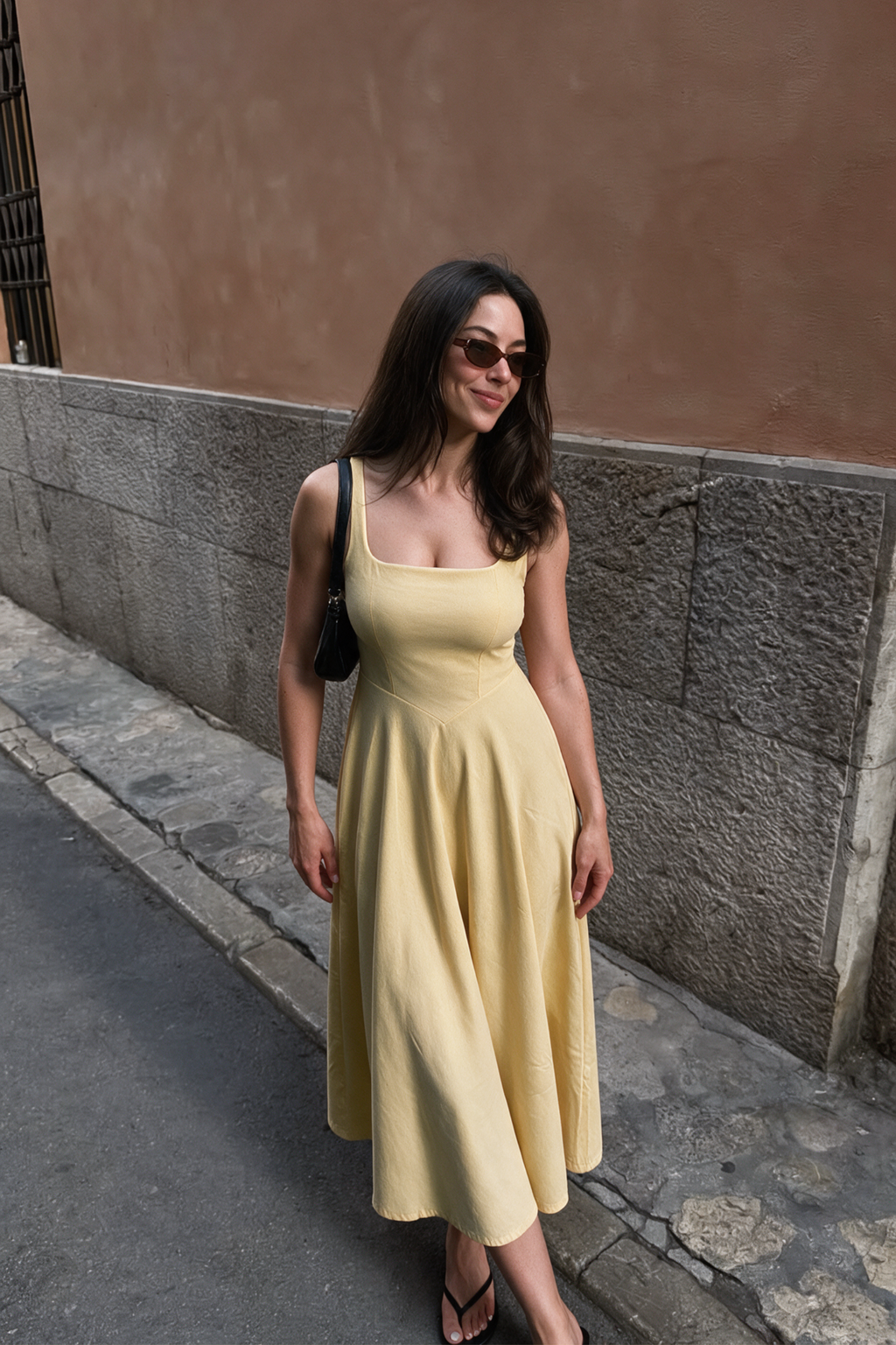 Nola Midi | Butter Yellow