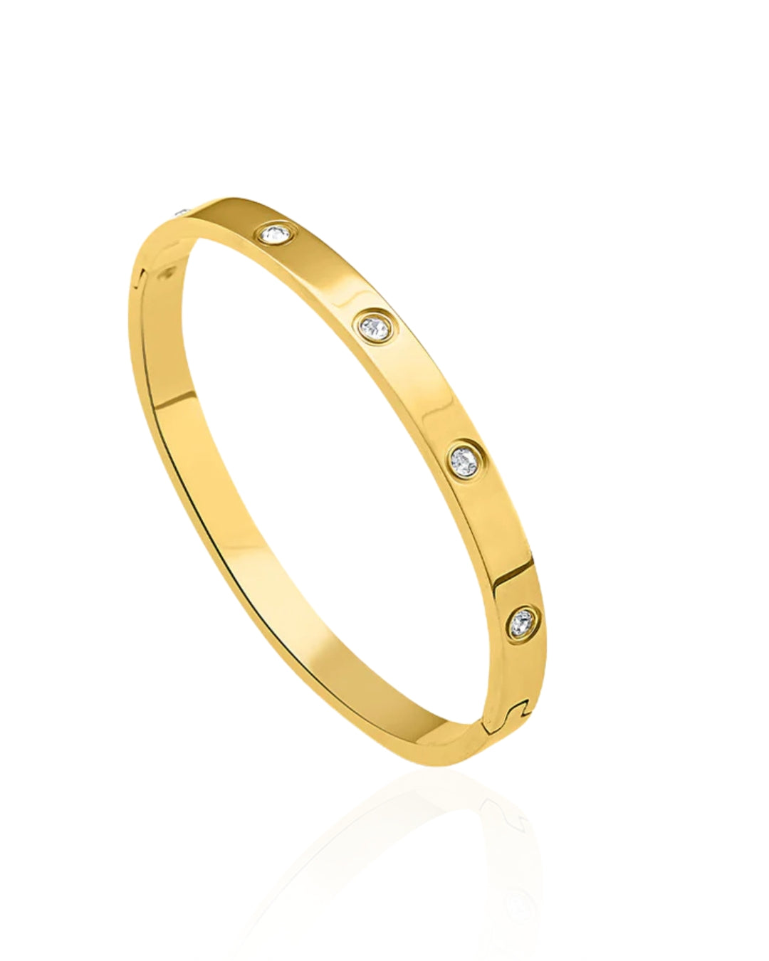 Crystal Love Bangle Bracelet