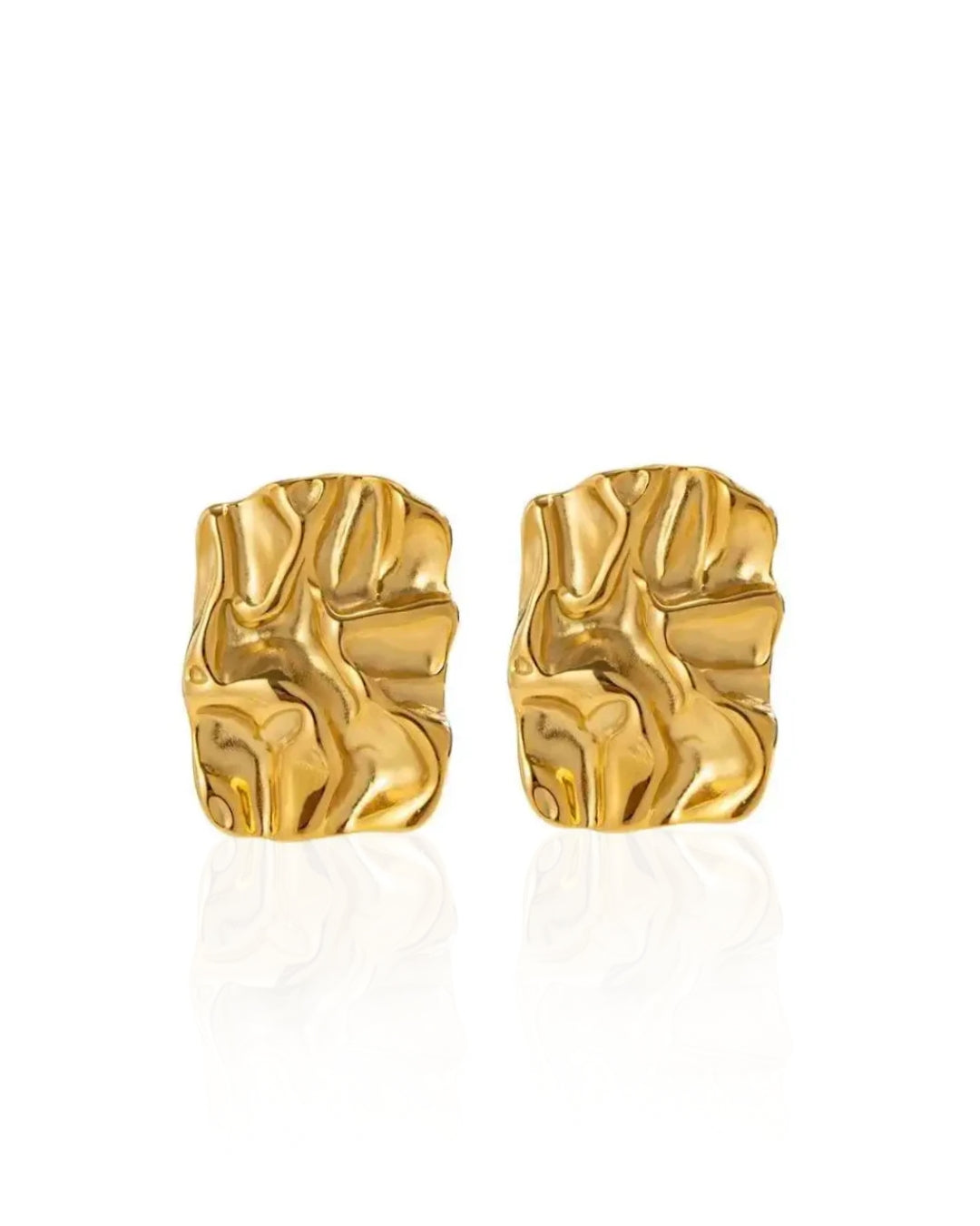 Hammered Stud Earring
