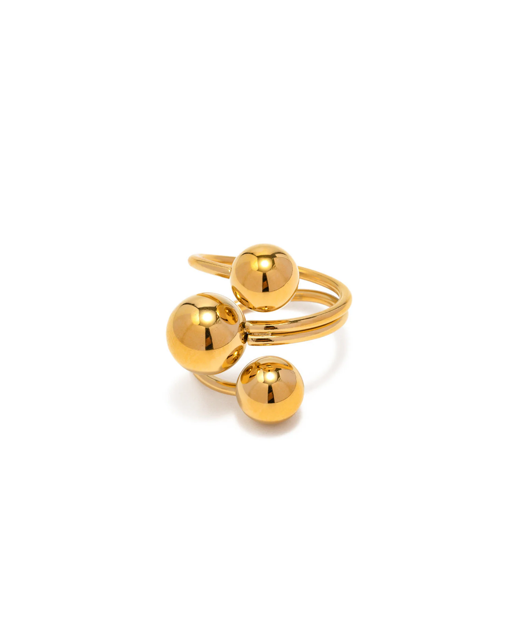 Geometric Trio Ring