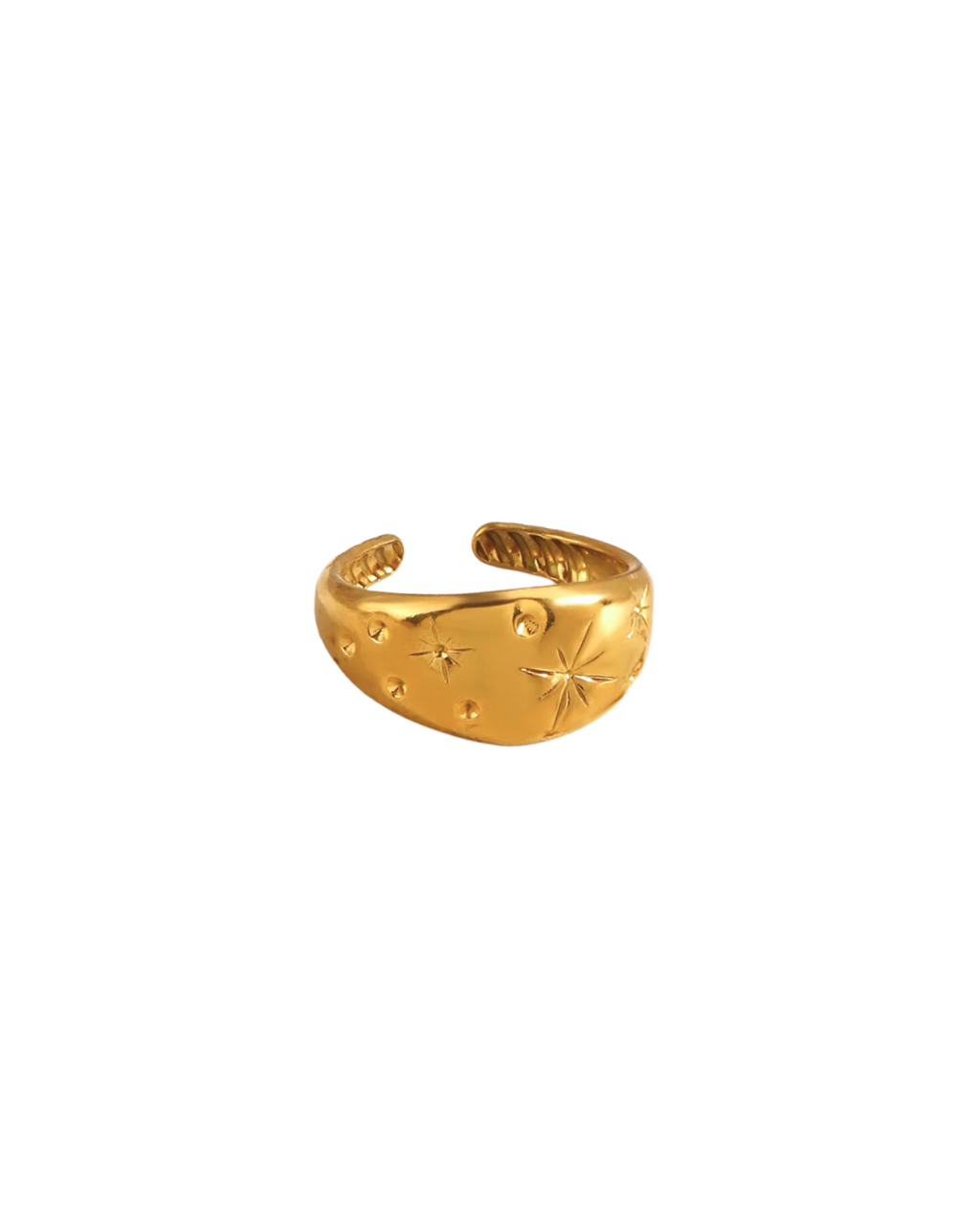 Celestial starbust ring
