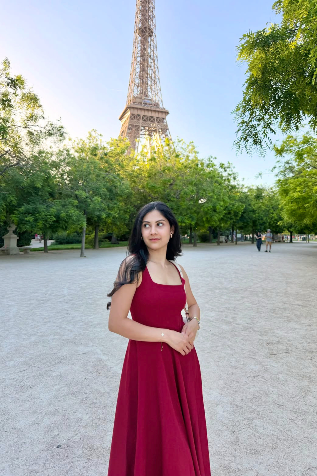 Nola Midi Dress | Cherry Red