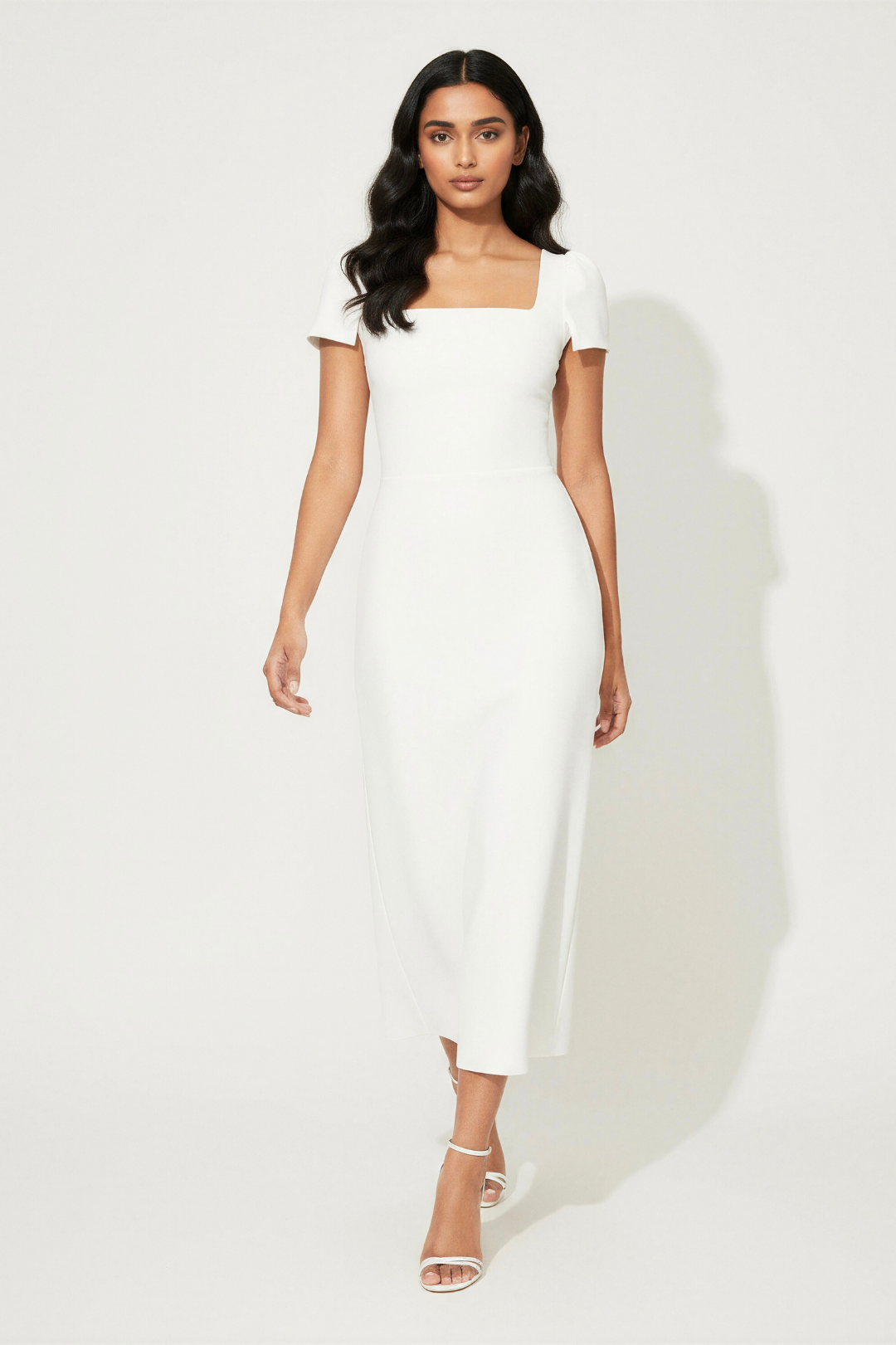 Aalma Dress | White