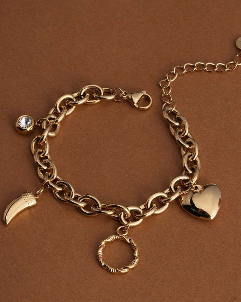 Classic Heart Zircon Bracelet