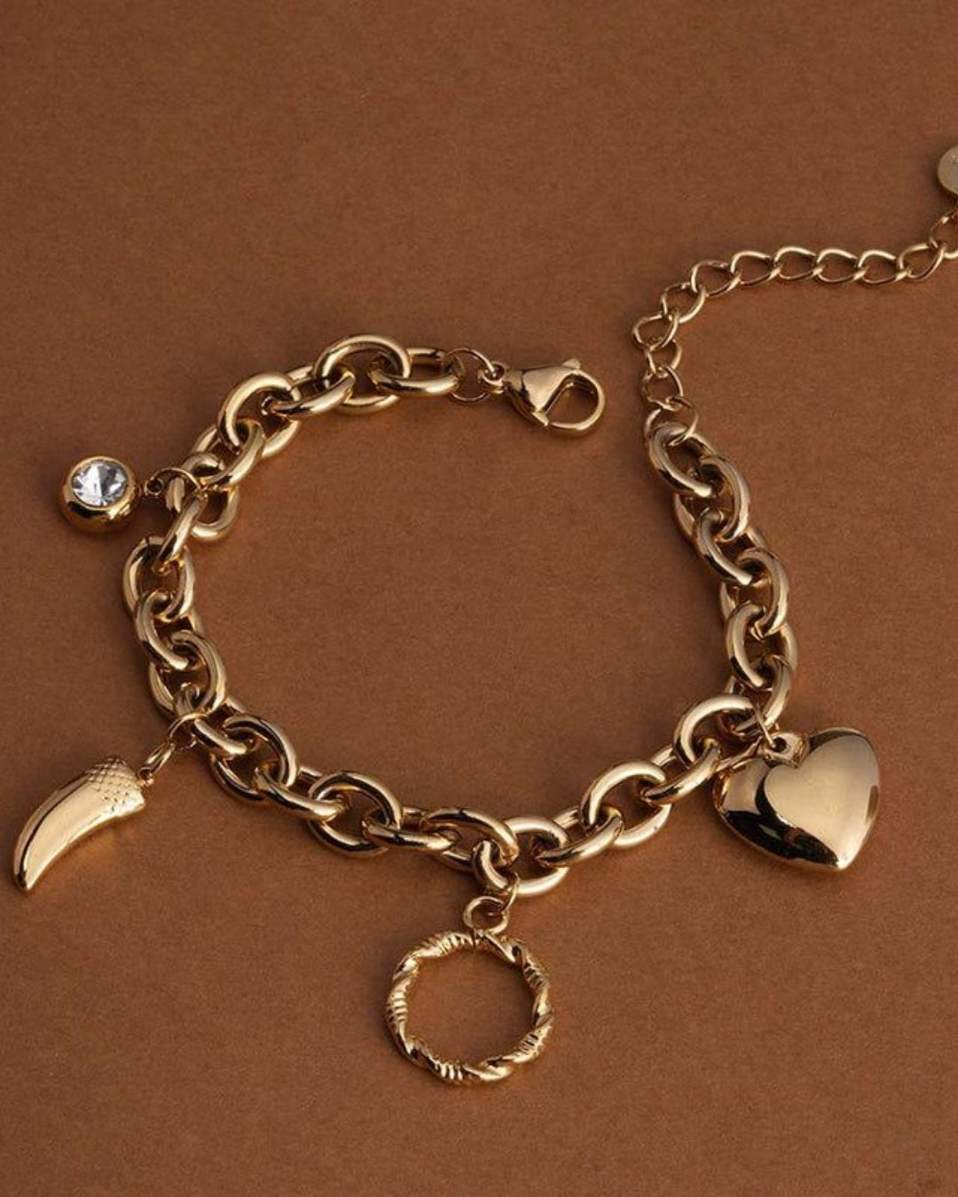 Classic Heart Zircon Bracelet