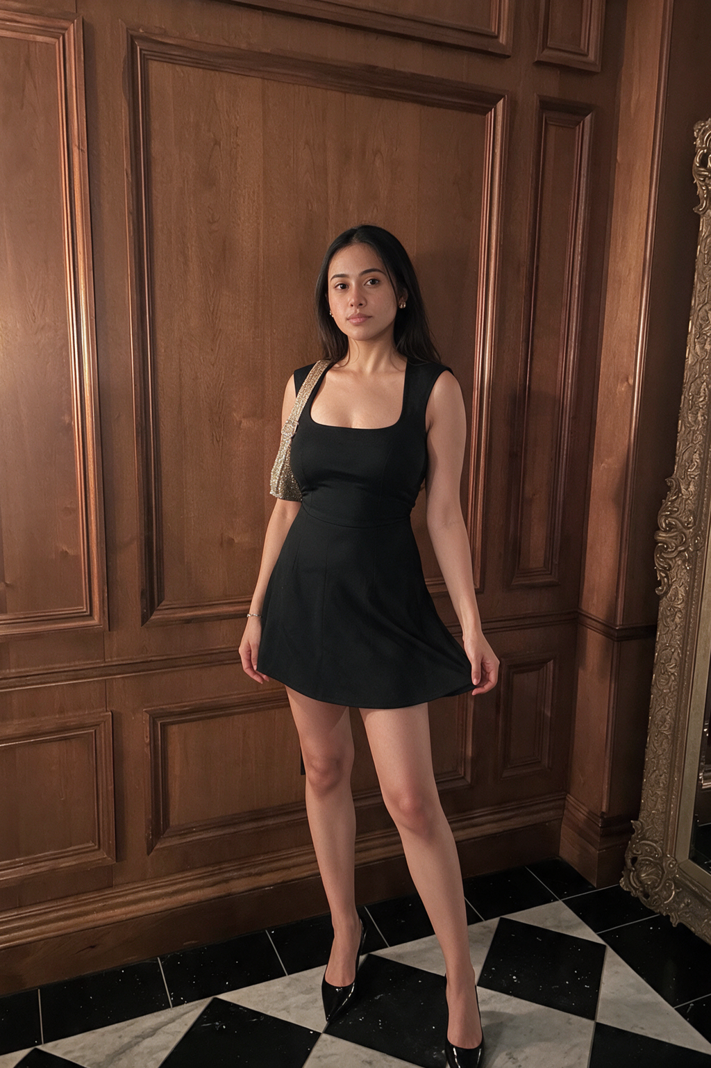 Carre Mini Dress
