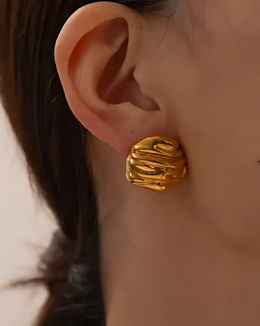 Rock Texture Earring