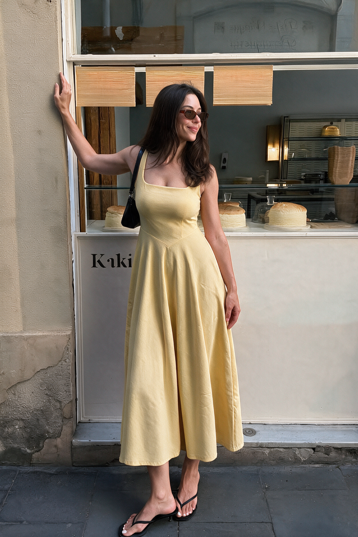 Nola Midi | Butter Yellow
