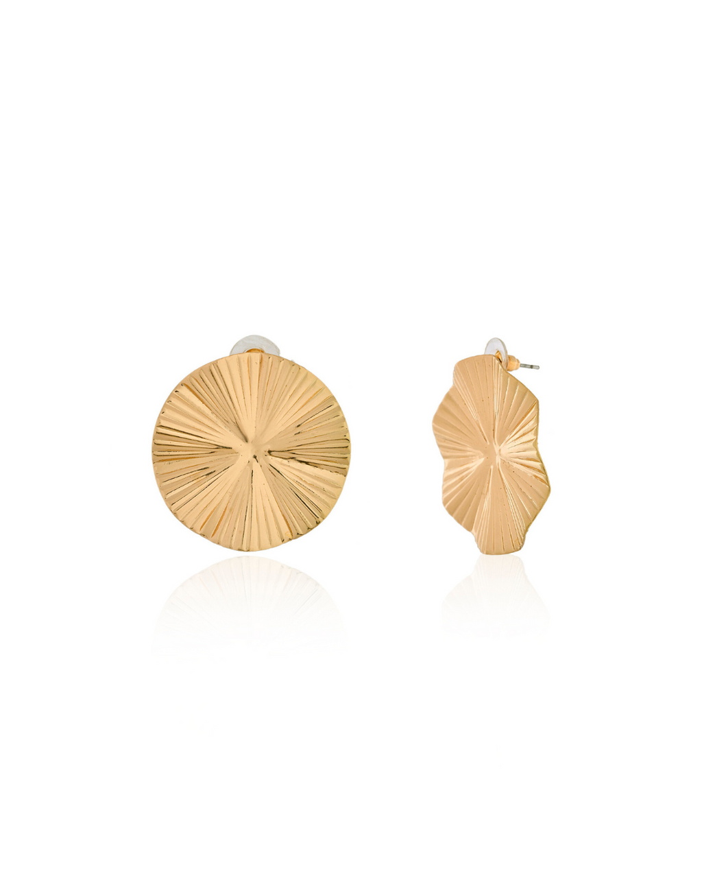 Geometric Swirl Studs