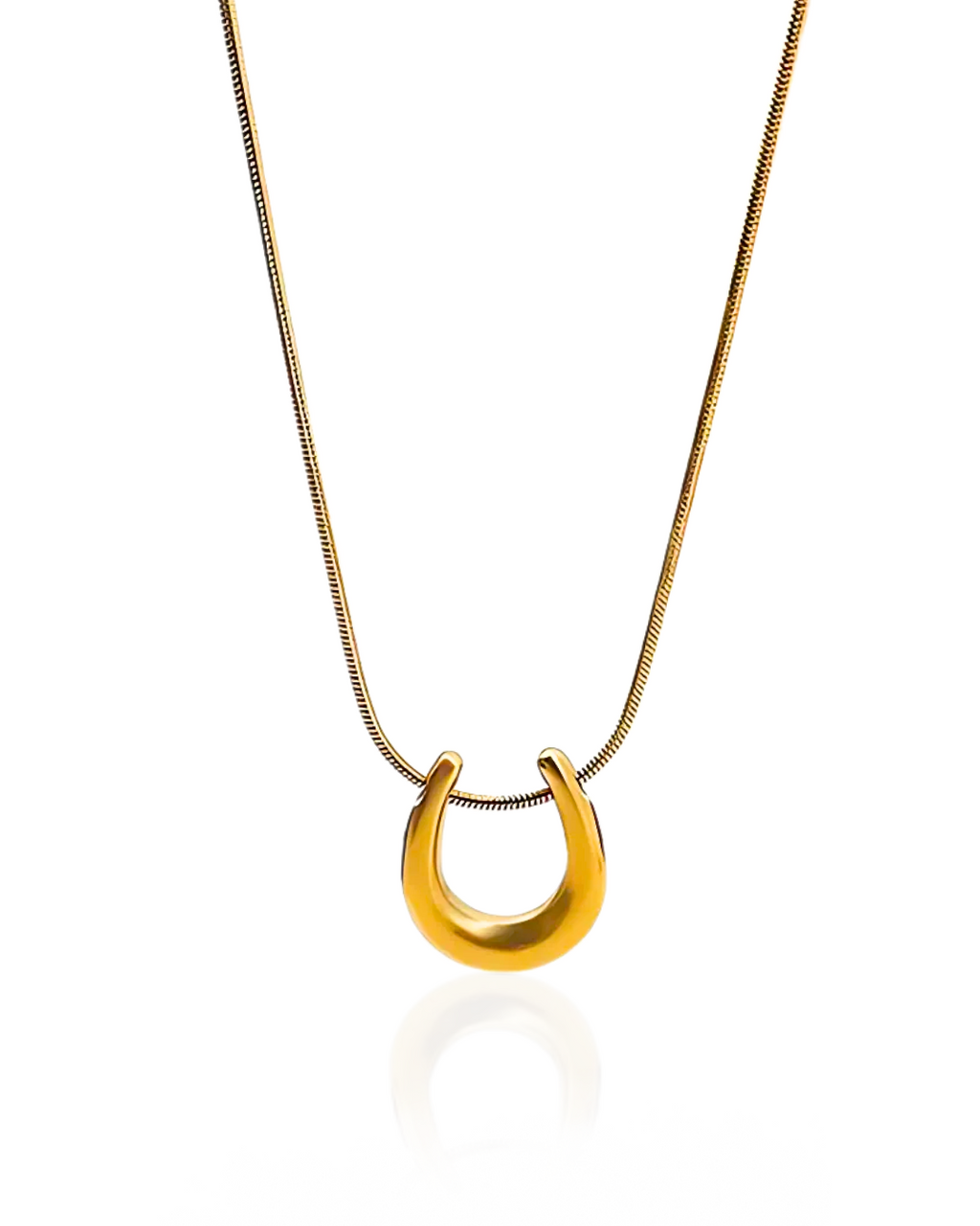 U shaped chain necklace