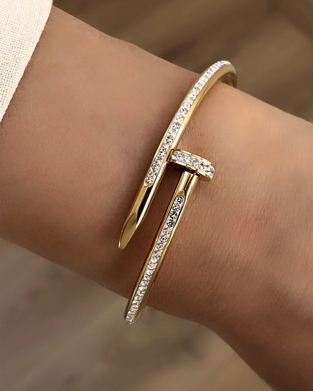 Pierced Nail Bracelet