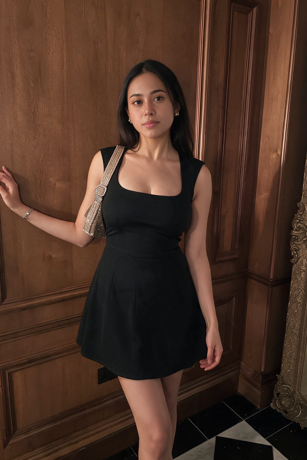 Carre Mini Dress