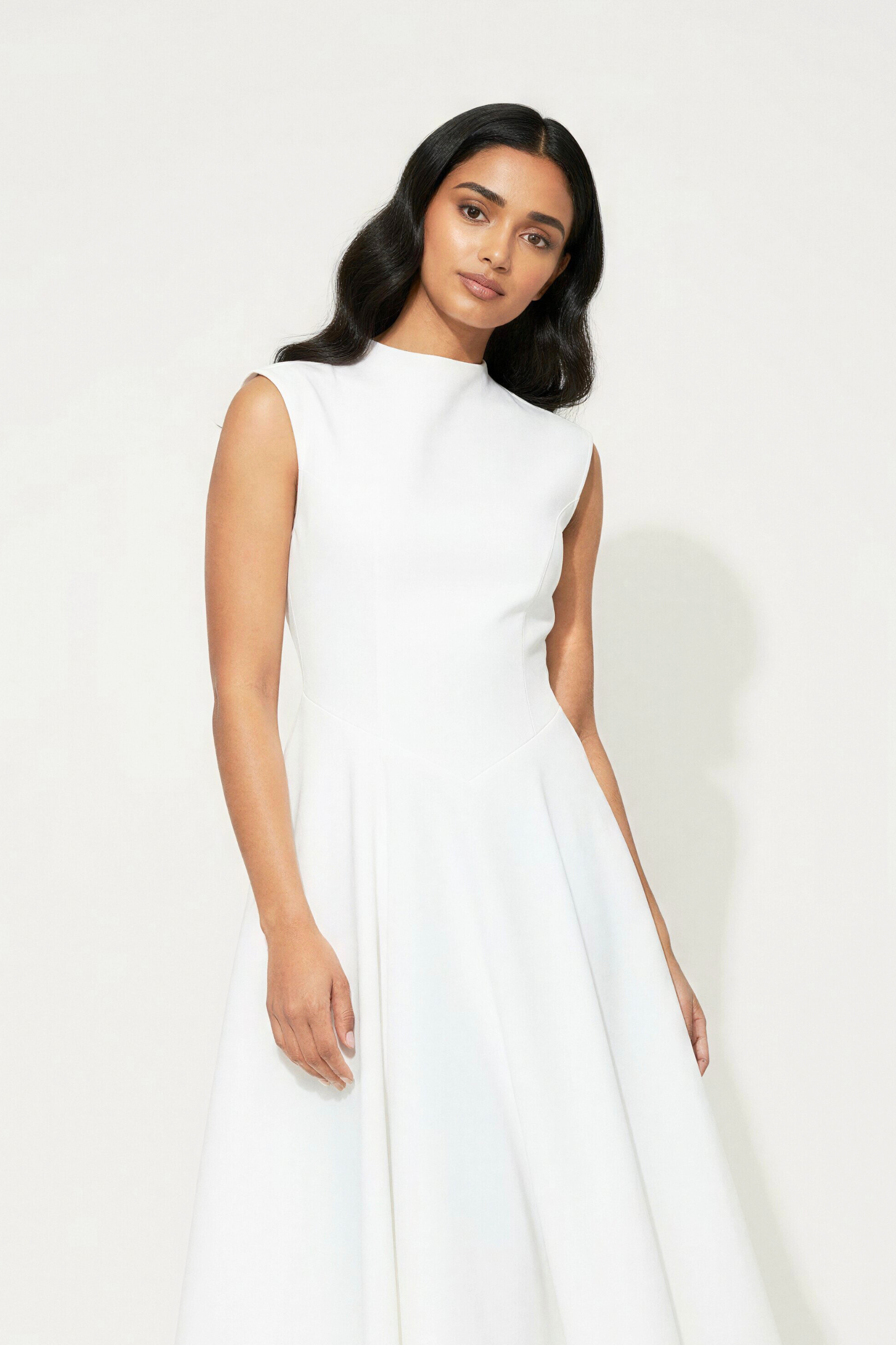Lune Midi Dress | White