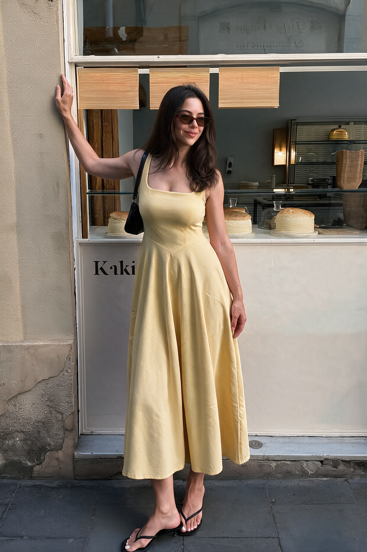 Nola Midi | Butter Yellow