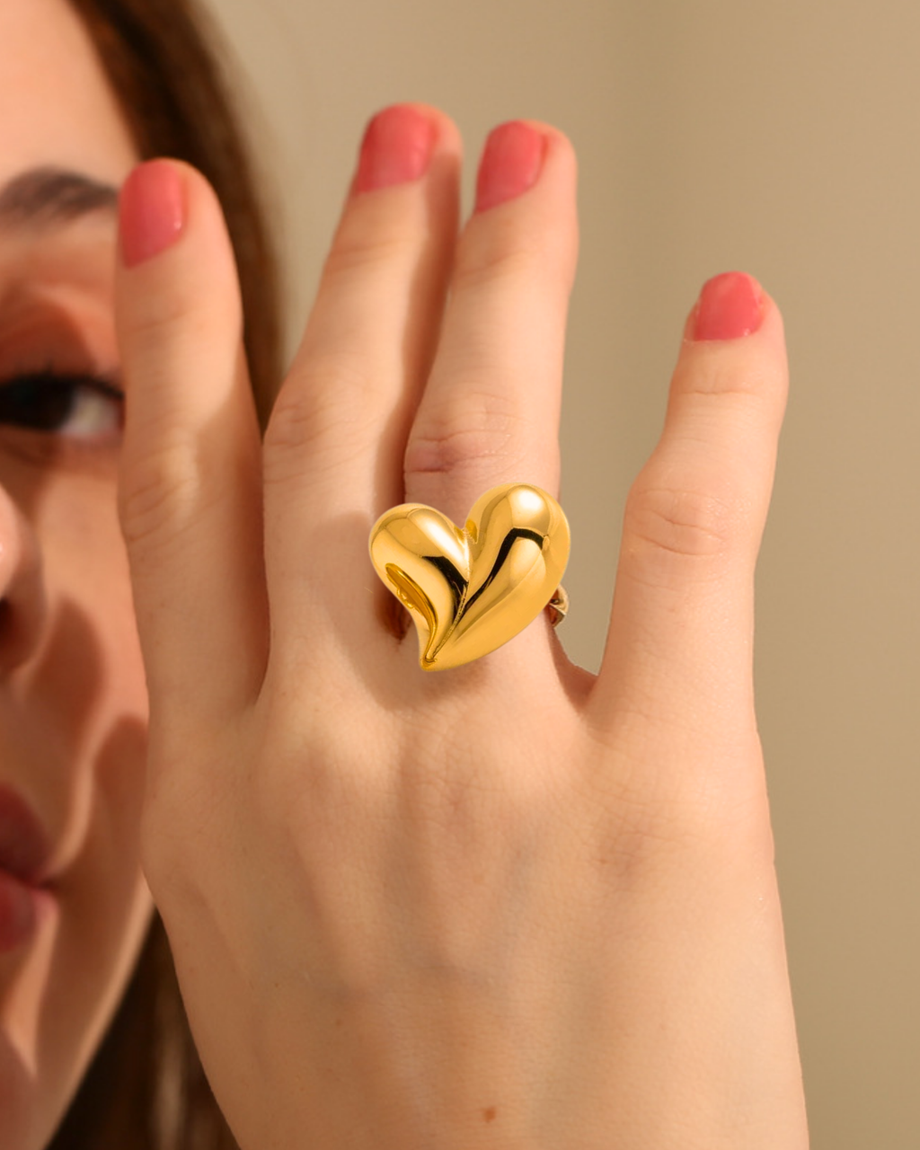 Rome Heart Ring