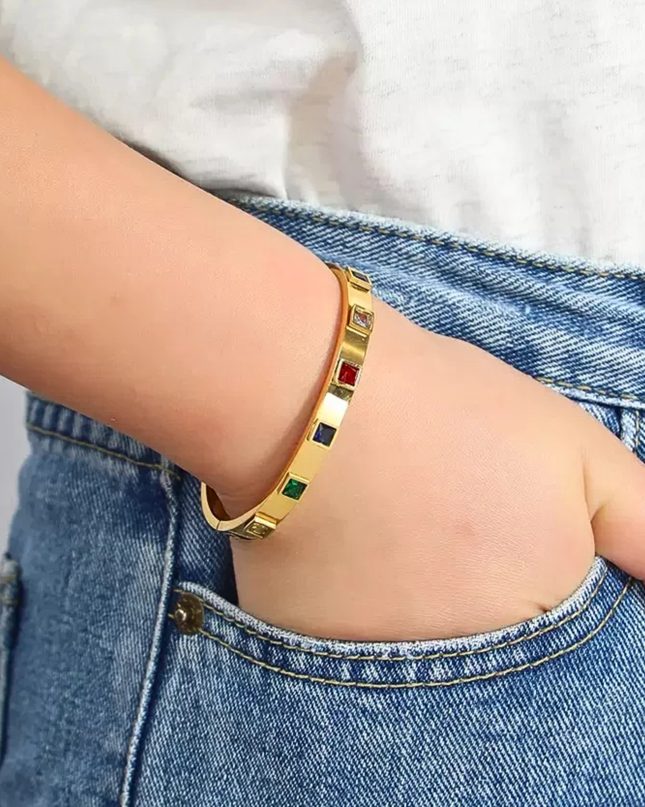 Sasha multi stone bracelet