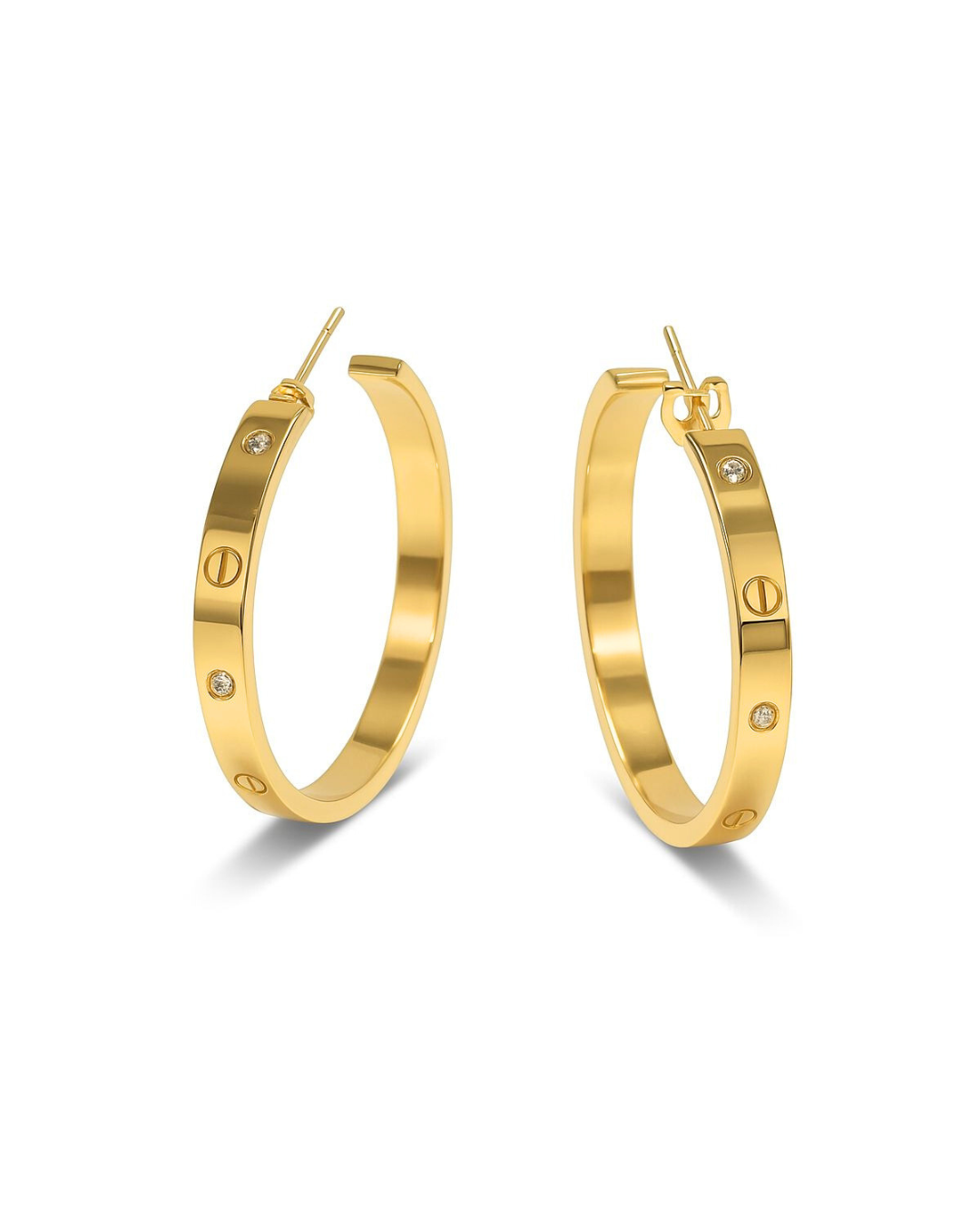 Crystal love earring