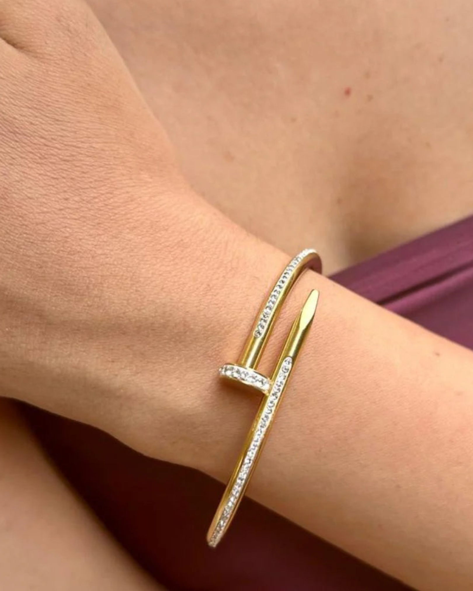 Pierced Nail Bracelet