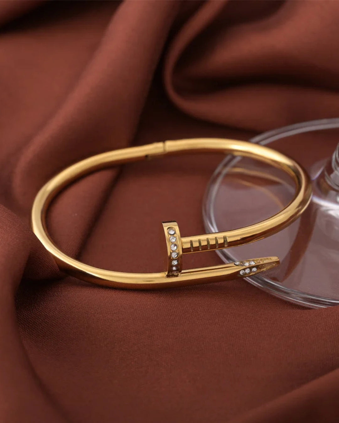 Nail Bangle Bracelet