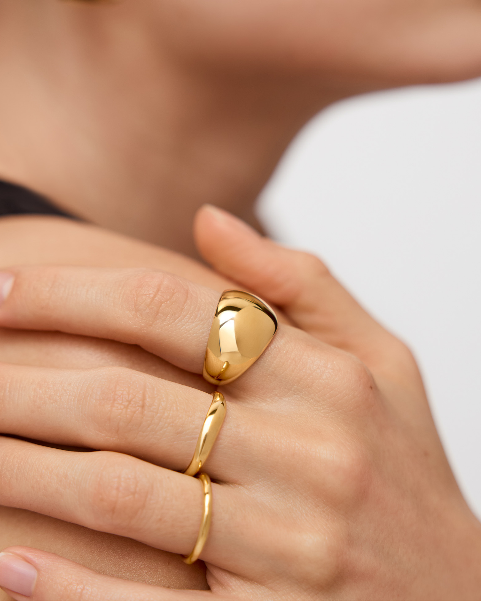 Flat Dome ring