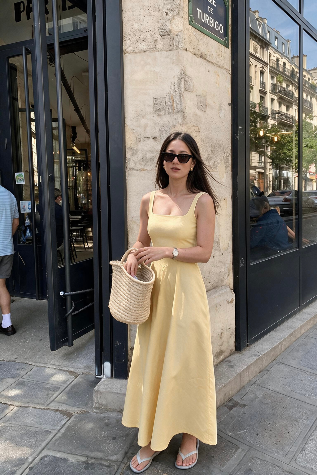 Nola Midi | Butter Yellow