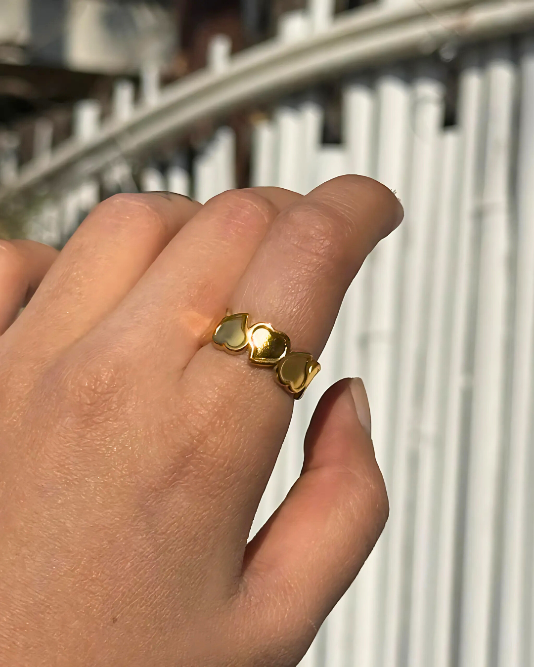 Rachel heart Ring