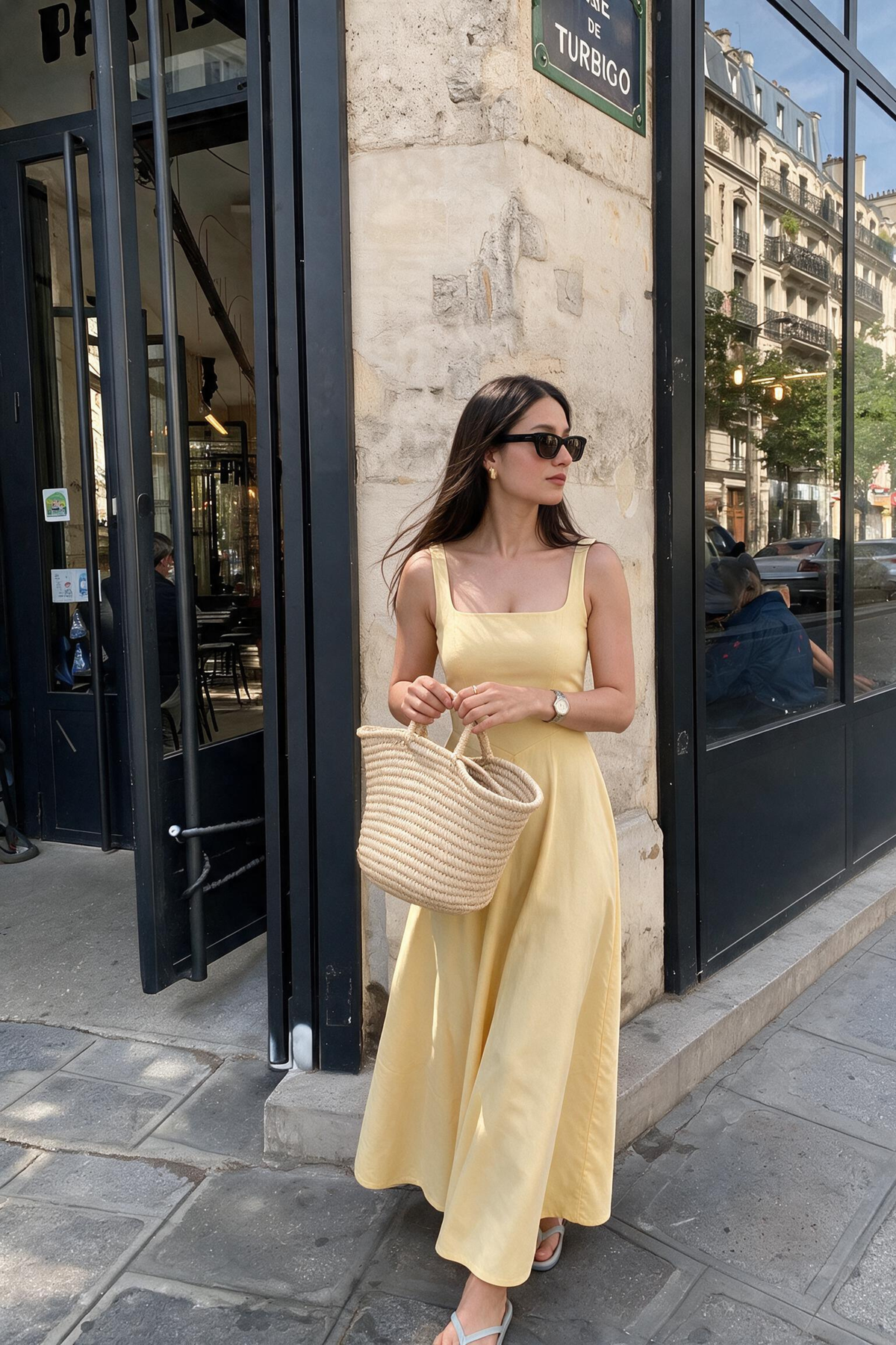 Nola Midi | Butter Yellow