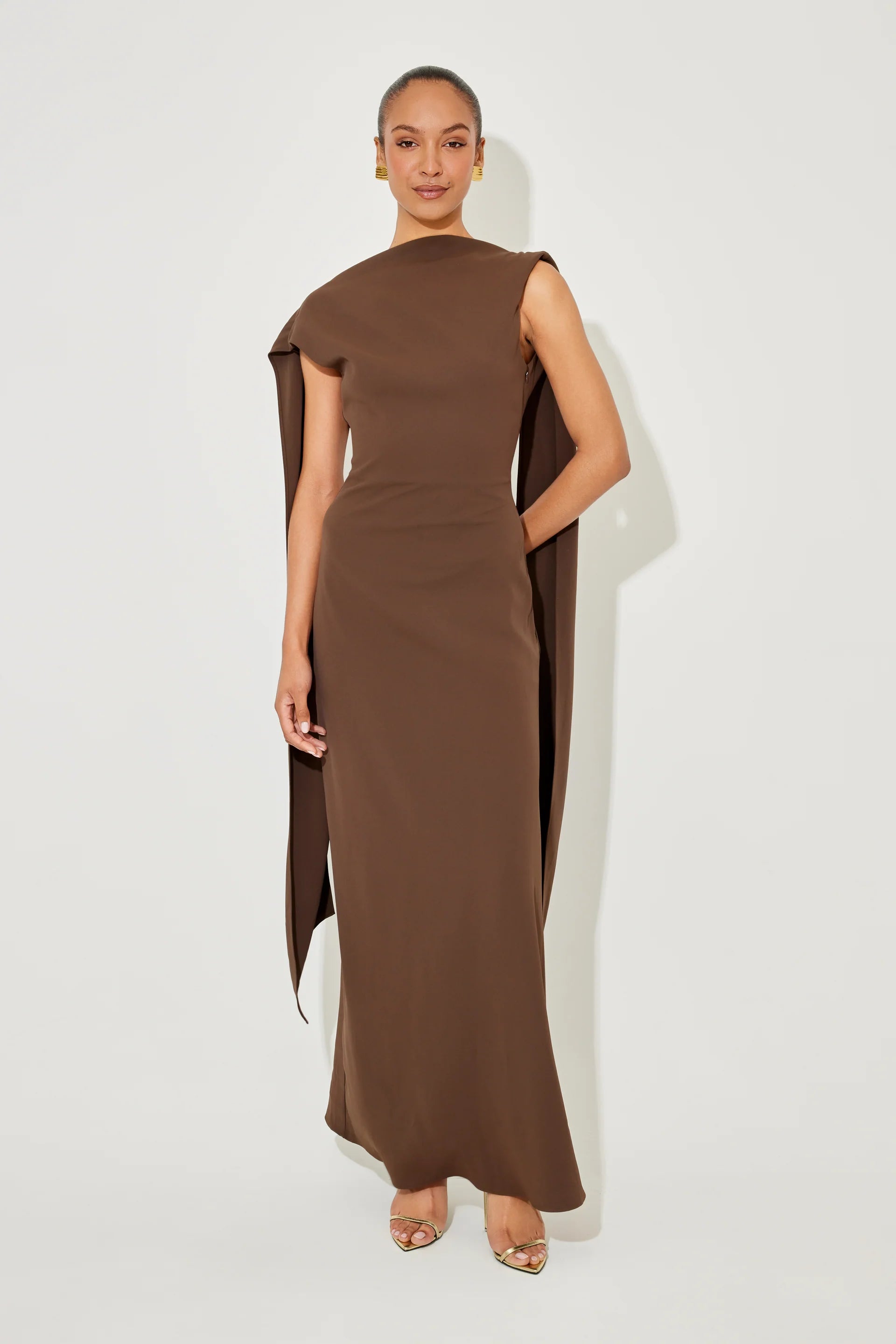 The July Muse Drape Maxi Dress